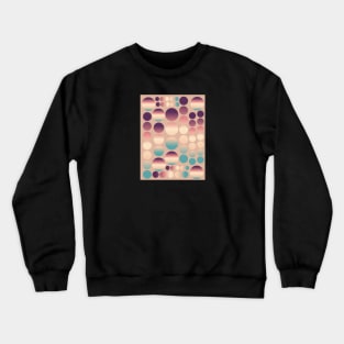 Polka dot retro old color design Crewneck Sweatshirt